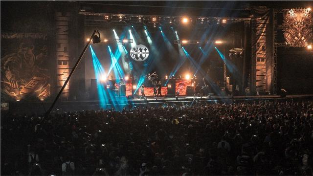 Salah satu pengisi acara di Hammersonic