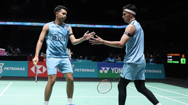Fajar Alfian/Muhammad Rian Ardianto - Malaysia Open 2024 - Bulu Tangkis