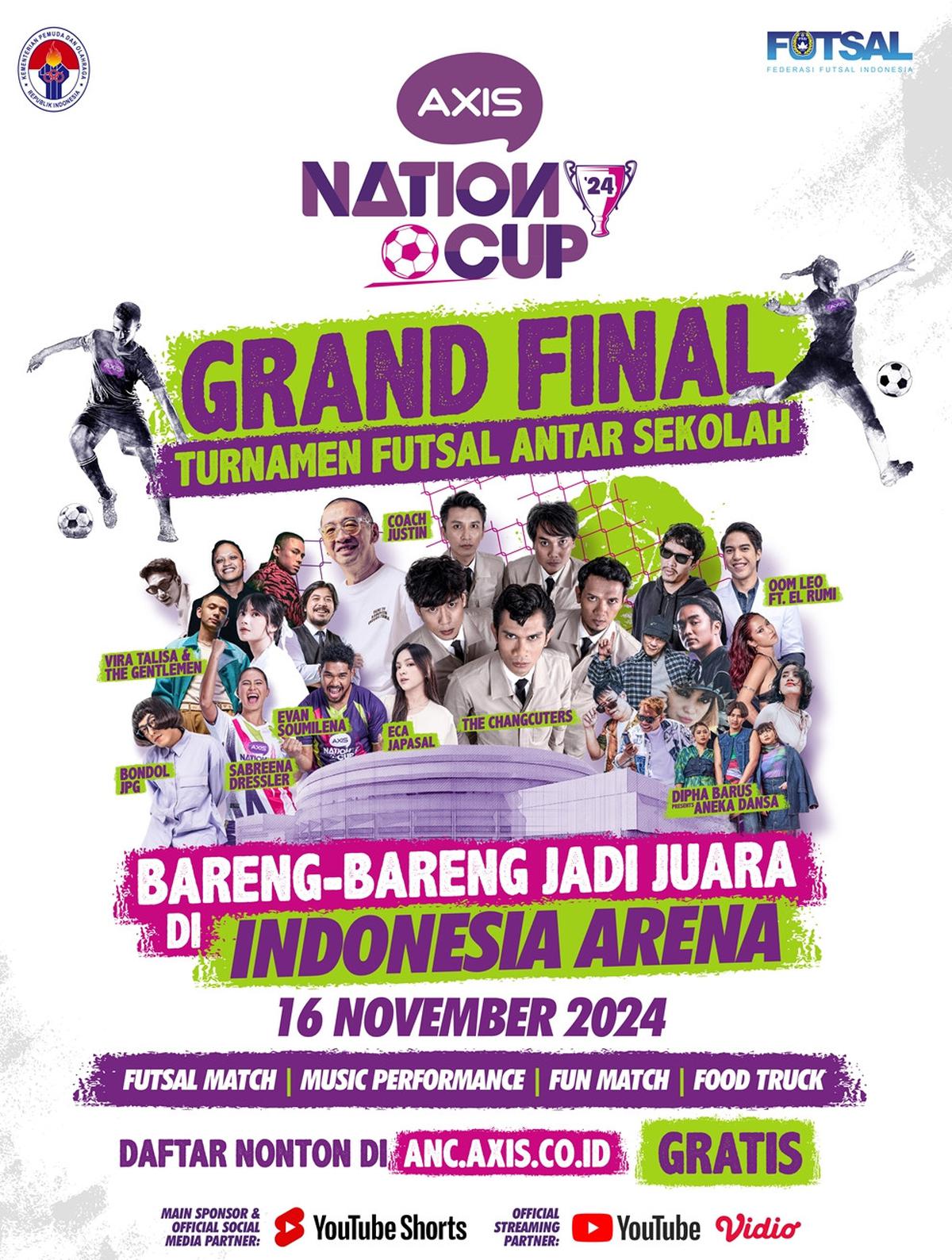 Menuju Grand Final Axis Nation Cup 2024, Ini Dia Daftar SMA yang Bakal Jadi Calon Juaranya!