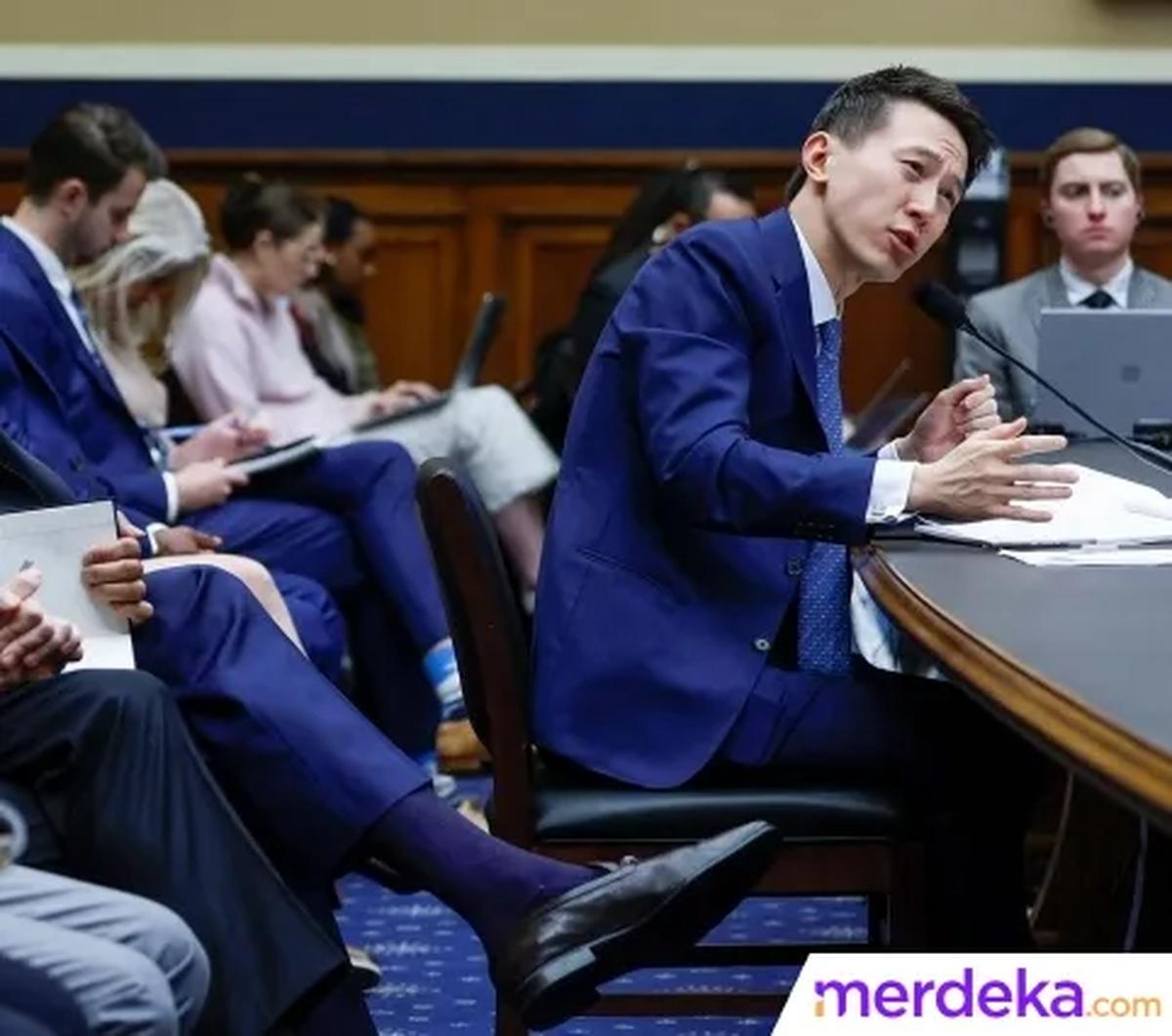 CEO TikTok Dicecar Habis-habisan Parlemen Amerika Serikat