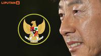Banner Shin Tae-yong (Liputan6.com/Triyasni)