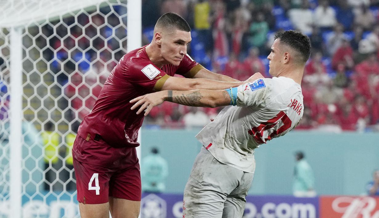 Sesuai prediksi, laga yang dimainkan di Stadium 974 ini menyuguhkan duel dua tim yang tampil habis-habisan demi lolos ke babak 16 besar. Level kedua tim pun bisa disebut seimbang. (AP/Ricardo Mazalan)