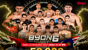 Saksikan BYON Combat Showbiz 6 di Vidio. (dok. vidio.com)