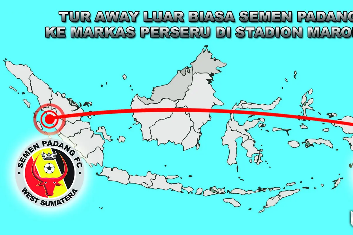 Tur Away Luar Biasa Semen Padang ke Markas Perseru di Stadion Marora (bola.com/Rudi Riana)