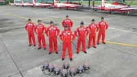 Tim Aerobatik Jupiter TNI AU. (www.facebook.com)