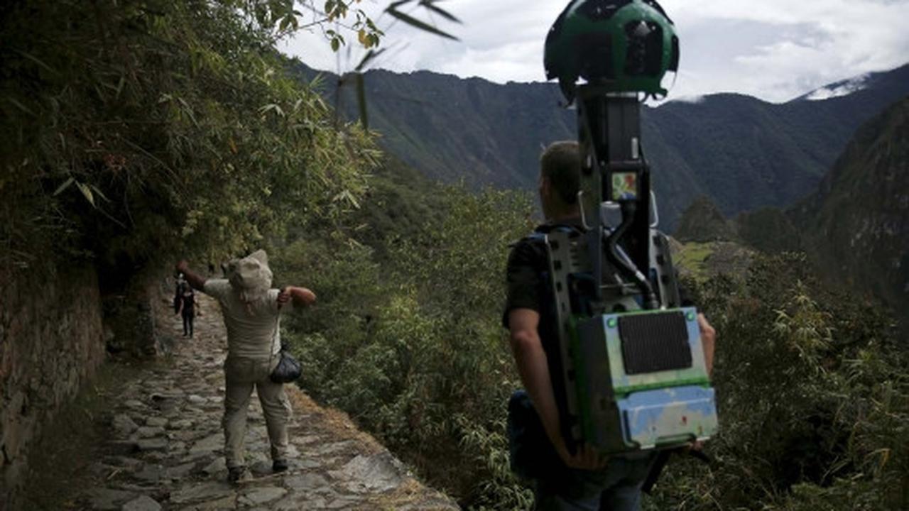 Penjelajahan Google Street View di gunung tua Suku Inca