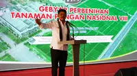 Menteri Pertanian Syahrul Yasin Limpo saat menghadiri Gebyar Perbenihan Nasional VIII 2023 di Kulon Progo, Rabu, 31 Mei 2023.