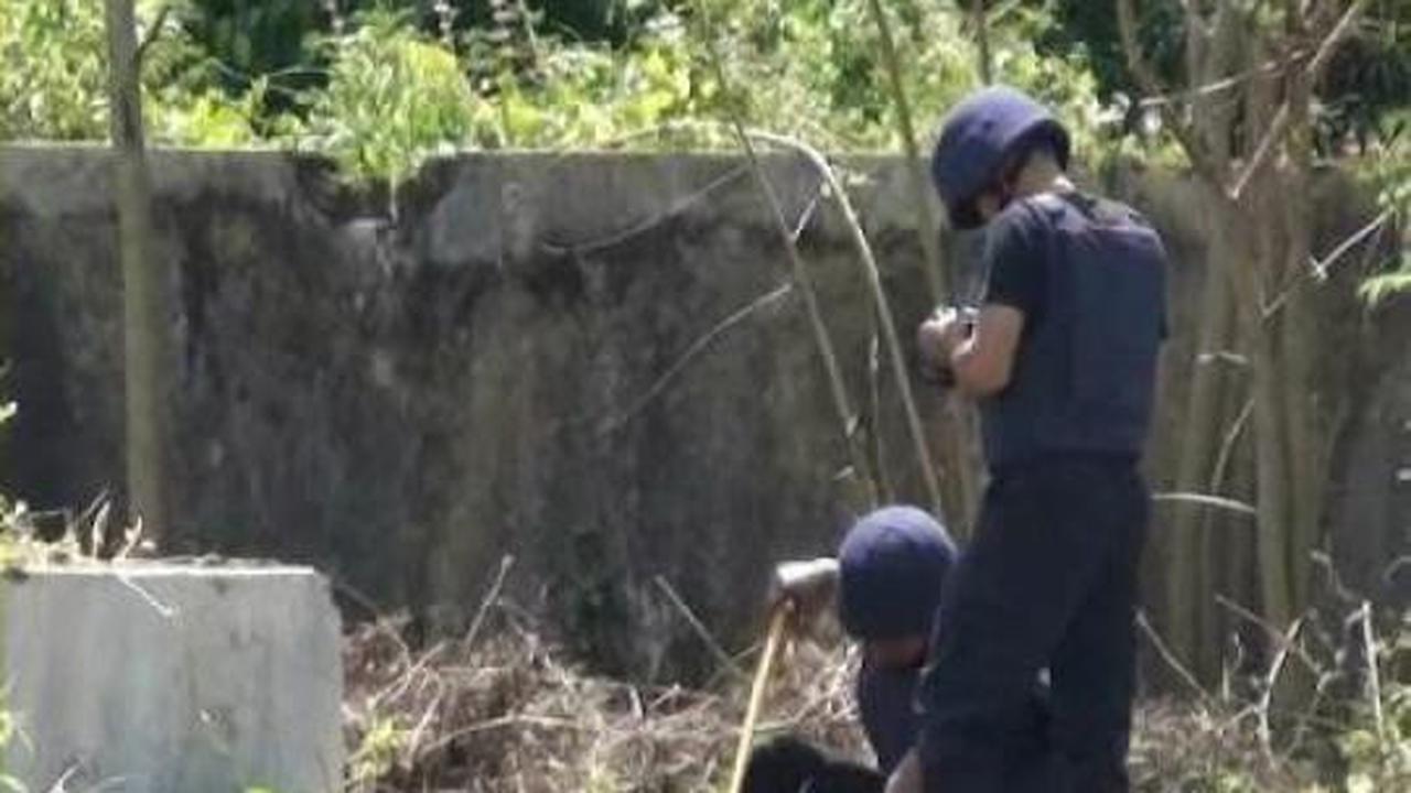 Gegana ledakkan mortir sisa Perang Dunia II