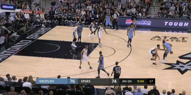 VIDEO : Cuplikan Pertandingan NBA, Spurs 100 vs Grizzlies 98