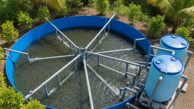 Kolam Bundar dengan Sistem Resirkulasi (RAS)