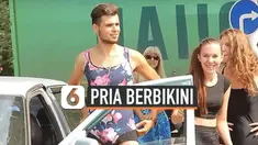 Sebuah pom bensin di Rusia menawarkan pengisian bahan bakar gratis untuk siapapun yang datang mengenakan bikini. Tak disangka, penawaran ini menarik banyak peminat hingga ke pengunjung pria. Mereka pun tak mau kalah dengan ikut mengenakan bikini saat...
