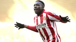 Selebrasi striker Sunderland Danny Welbeck usai menjebol gawang Bolton Wanderers dalam lanjutan EPL di Stadium of Light, Sunderland, 18 Desember  2010. AFP PHOTO / GRAHAM STUART