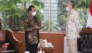 Kunjungan kehormatan Duta Besar Amerika Serikat untuk Republik Indonesia Sung Y Kim kepada Mendagri Tito Karnavian bertempat di Ruang Kerja Mendagri, Selasa (12/1/2021). (Ist)