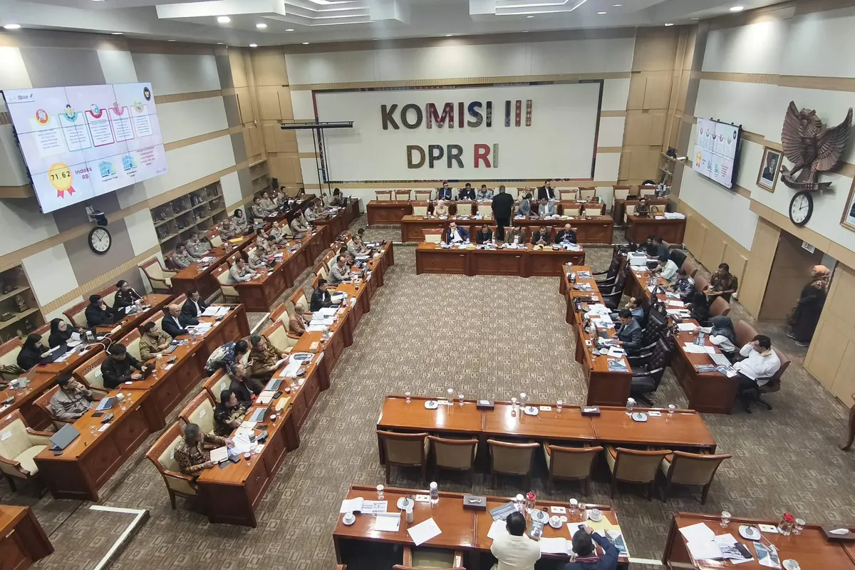 Rapat Wakapolri dan Komisi III DPR