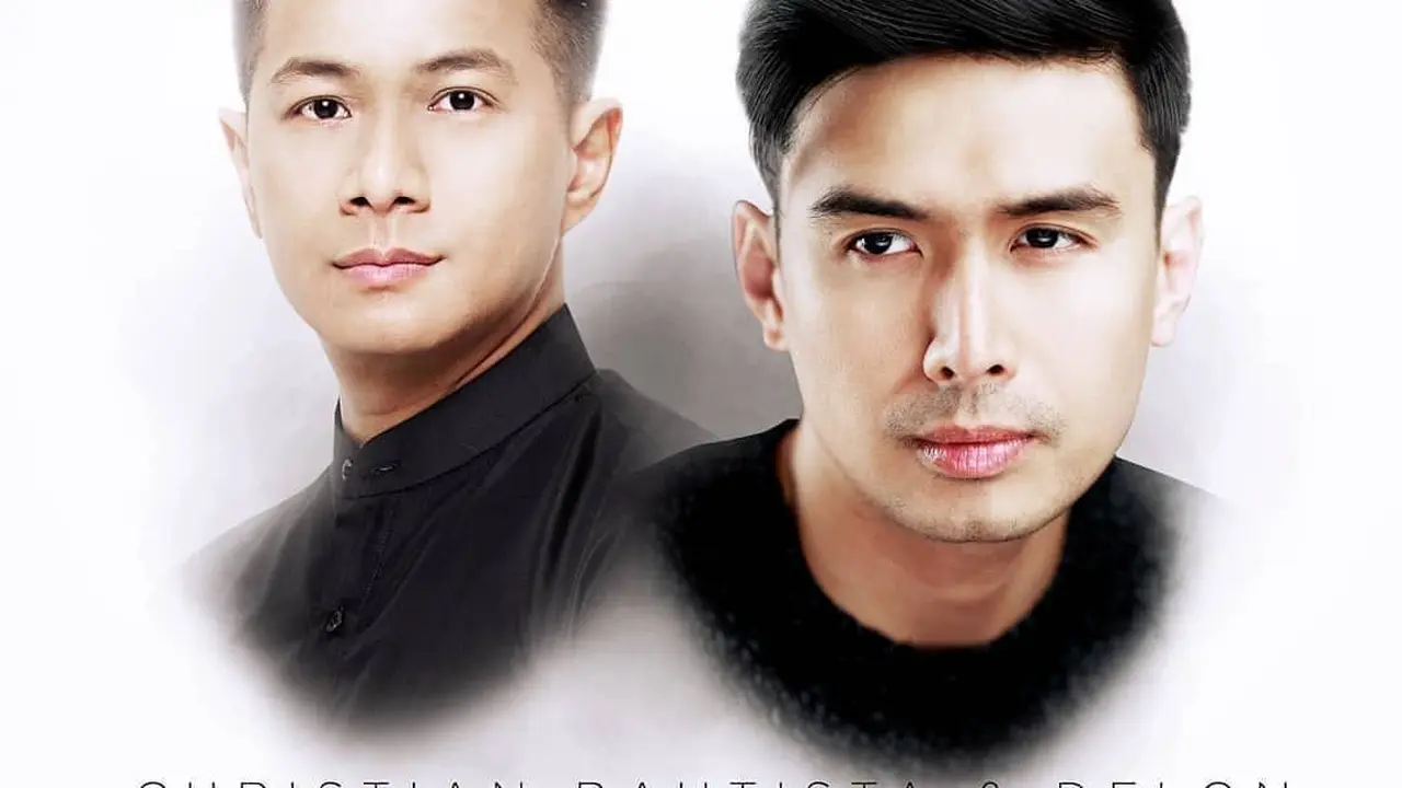 Delon dan Christian Bautista berduet membawakan lagu We Are Here.