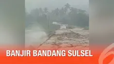 Banjir bandang yang melanda beberapa wilayah di Sulawesi Selatan menyebabkan kerugian baik secara material dan imaterial. Gubernur Sulses, Nurdin Abdullah mengungkap besar kerugiannya.