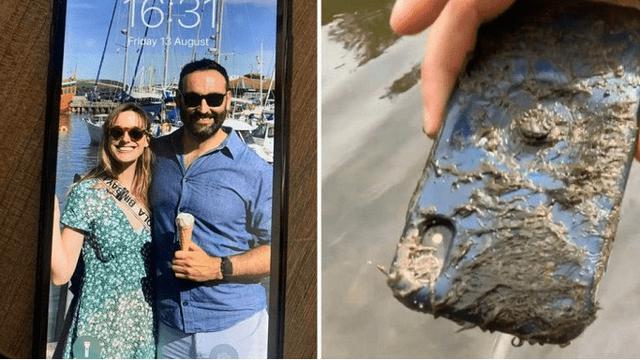 Foto iPhone yang tidak sengaja tercebur di sungai selama 10 bulan dan masih bisa menyala