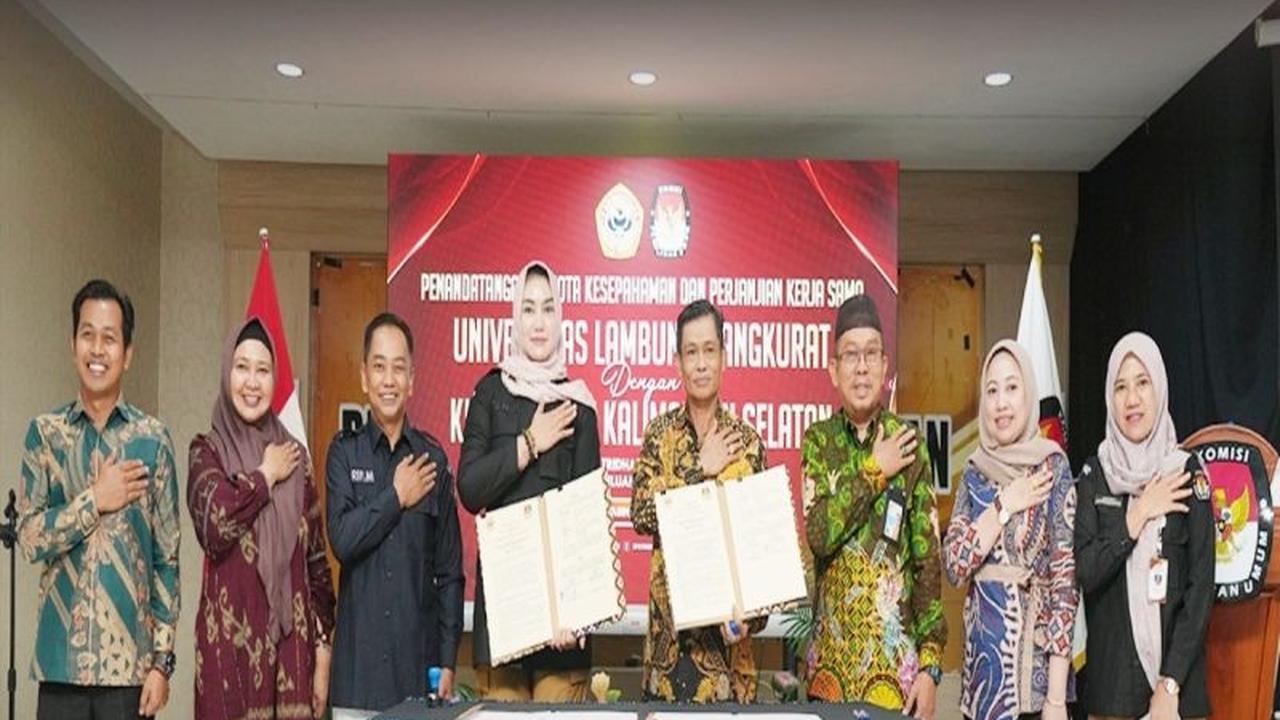 Perkuat Pendidikan Demokrasi, ULM dan KPU Kalsel Jalin Kerja Sama Strategis