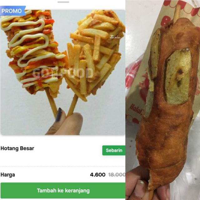 zonk saat pesan makanan online