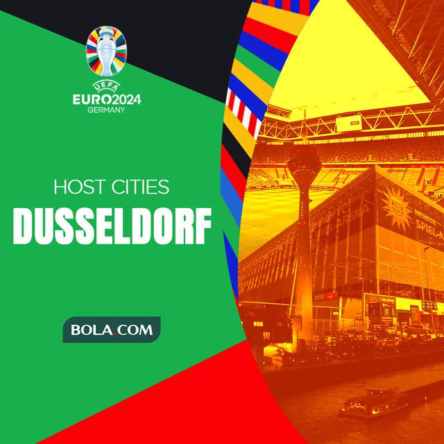 Piala Eropa 2024 - Ilustrasi kota Dusseldorf sebagai venue Euro 2024