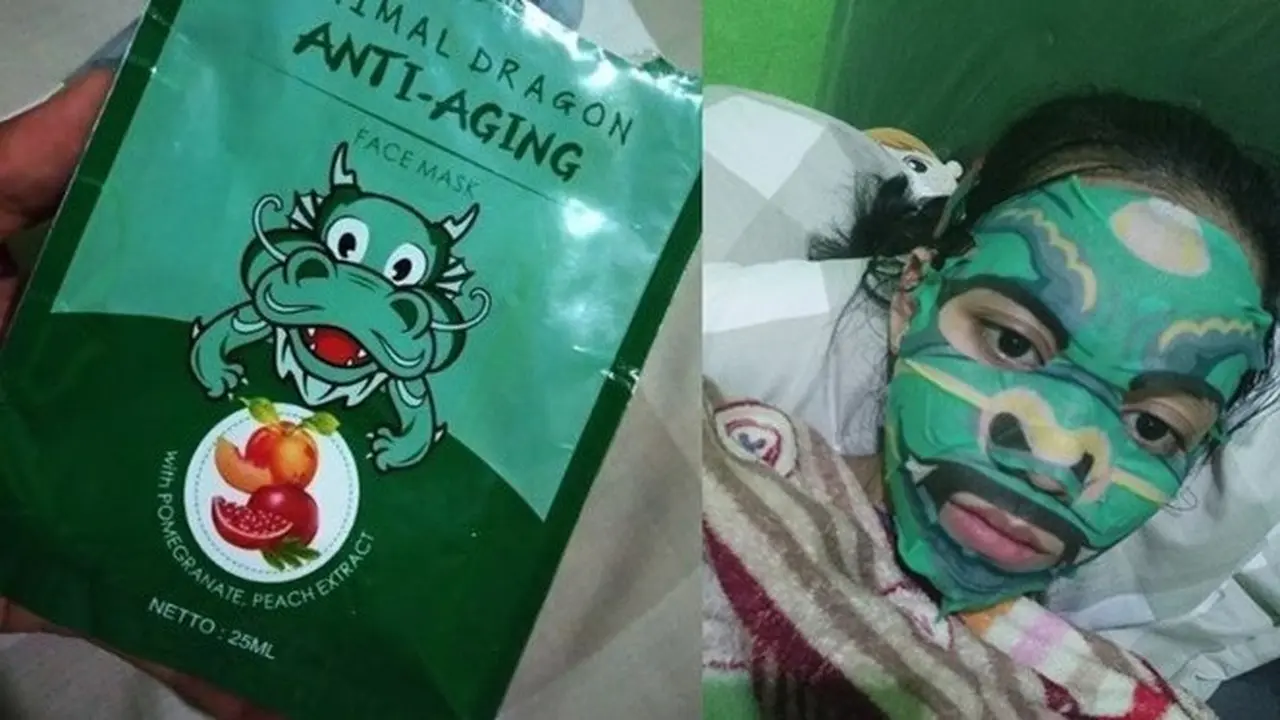 5 Potret Orang Salah Beli Sheet Mask, saat Dipakai Bikin Geleng Kepala
