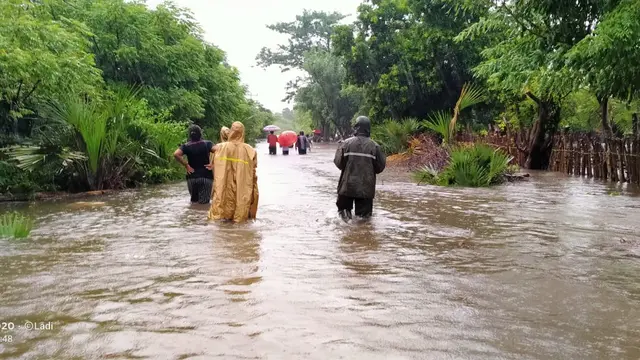Banjir di Sumba Timur .(Foto: Dok BNPB)
