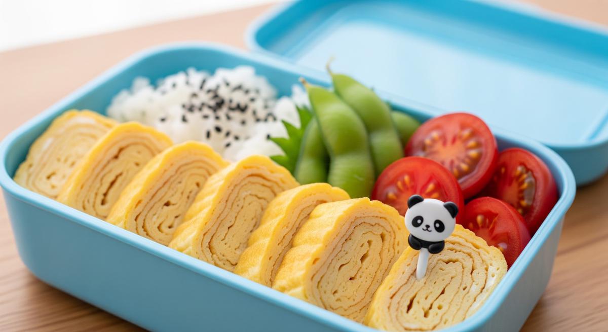 Tamagoyaki untuk Bekal Anak Sekolah (AI Generated)