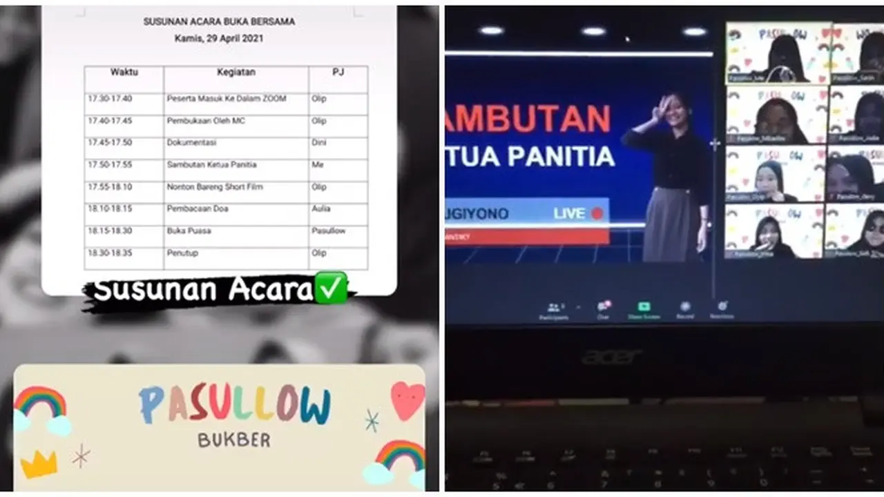 Viral Bukber Online Ini Kreatif, Silaturrahmi Tetap Terjaga di Tengah Pandemi