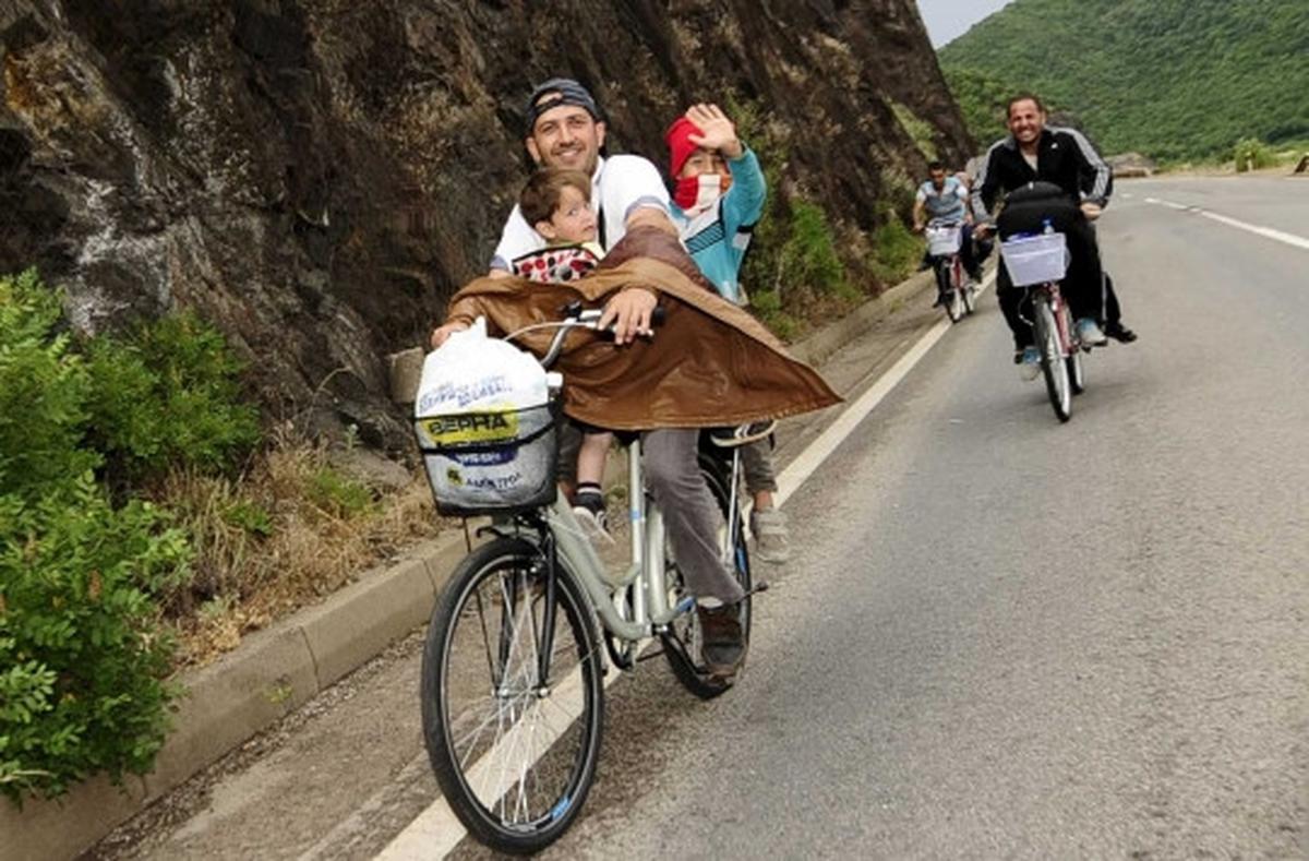 Cari pelindungan, para imigran Suriah rela gowes sepeda ribuan Km
