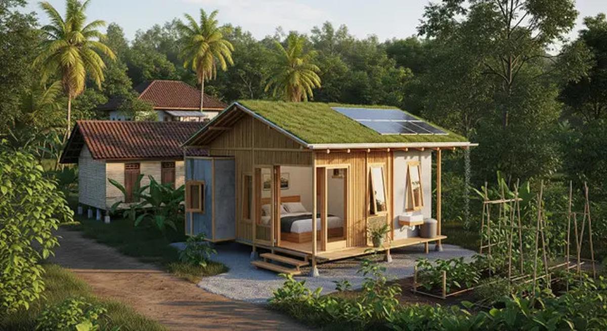 8 Inspirasi Rumah Kecil Bergaya Modern yang Tetap Asri dan Hemat Biaya di Kampung