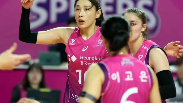 Kim Yeong-koung - Pink Spiders - Liga Voli Korea - Bola Voli
