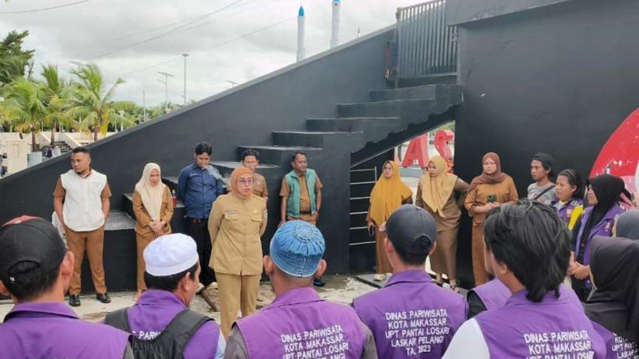 Sterilisasi Kawasan Losari Makassar Sambut Delegasi IGS Diplomatic Tour 2026
