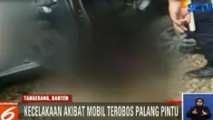 Minggu sore, 17 JUni 2018, sebuah mobil tertabrak kereta comuterline jurusan Jakarta-Tangerang di perlintasan Batu Ceper, Tangerang, Banten.
