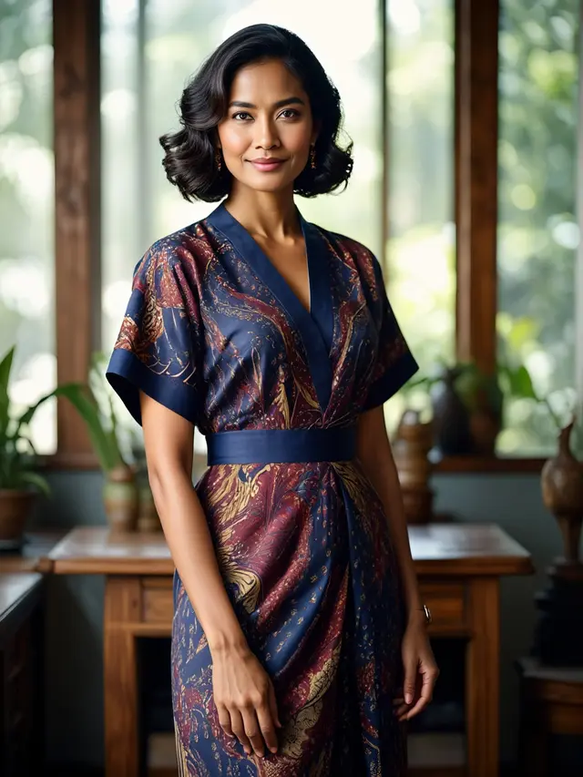 Model Batik Wanita Jumpsuit