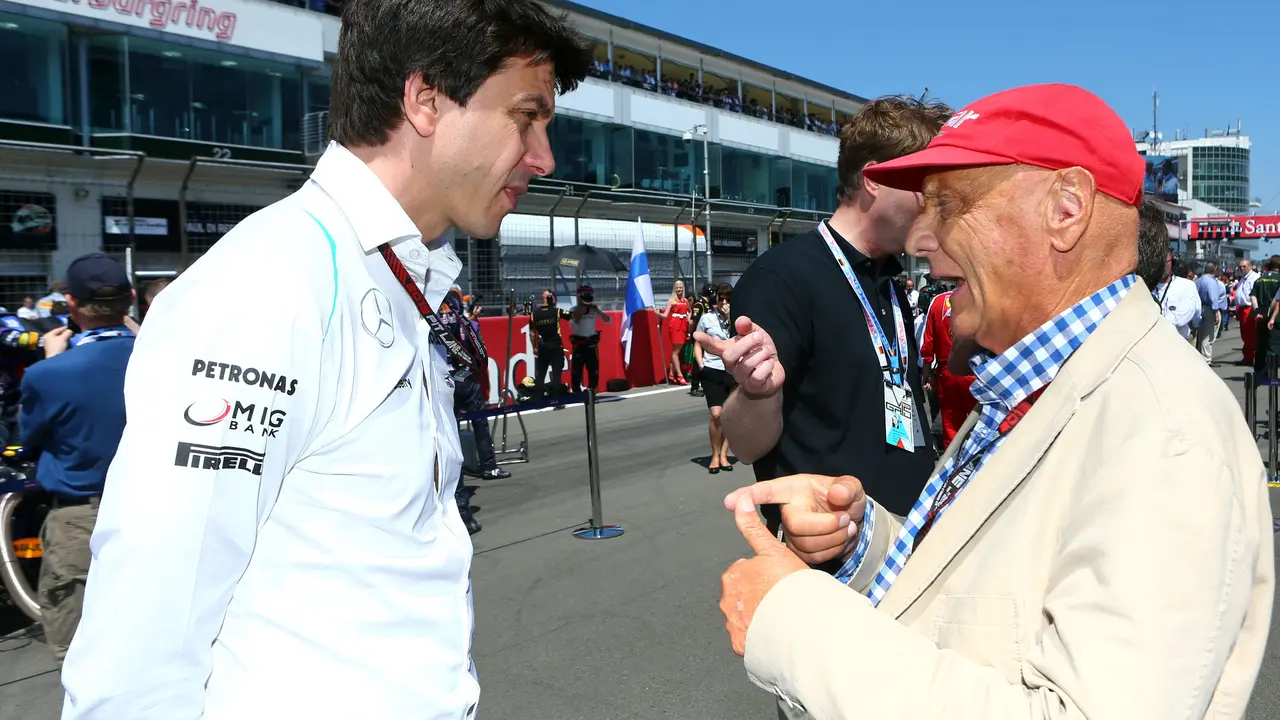 Toto Wolff dan Niki Lauda