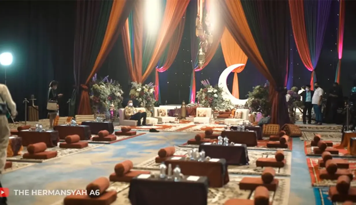 Aurel Hermansyah acara henna night (Youtube/The Hermansyah A6)