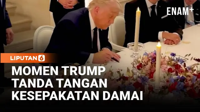 Trump dan Iran Resmi Teken Kesepakatan Bersejarah, Selat Hormuz Dibuka Lagi!