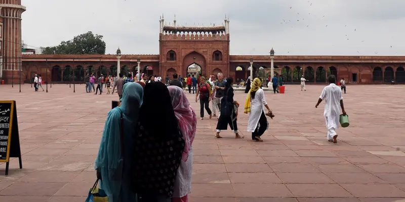 Menengok Umat Muslim India di Masjid Jama