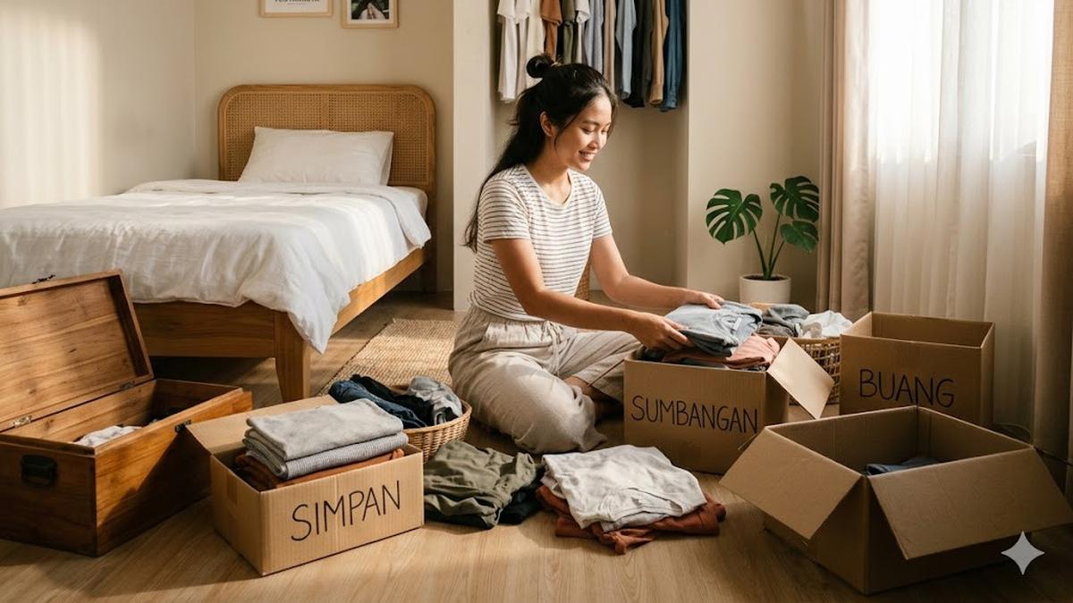 7 Tips Decluttering Realistis, Cara Melepaskan Barang Tanpa Drama Agar Ruang Hidup Lebih Lega