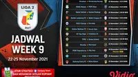 Jadwal dan Link Streaming Liga 2 2021/2022 Pekan Ini di Vidio, 22 Hingga 25 November