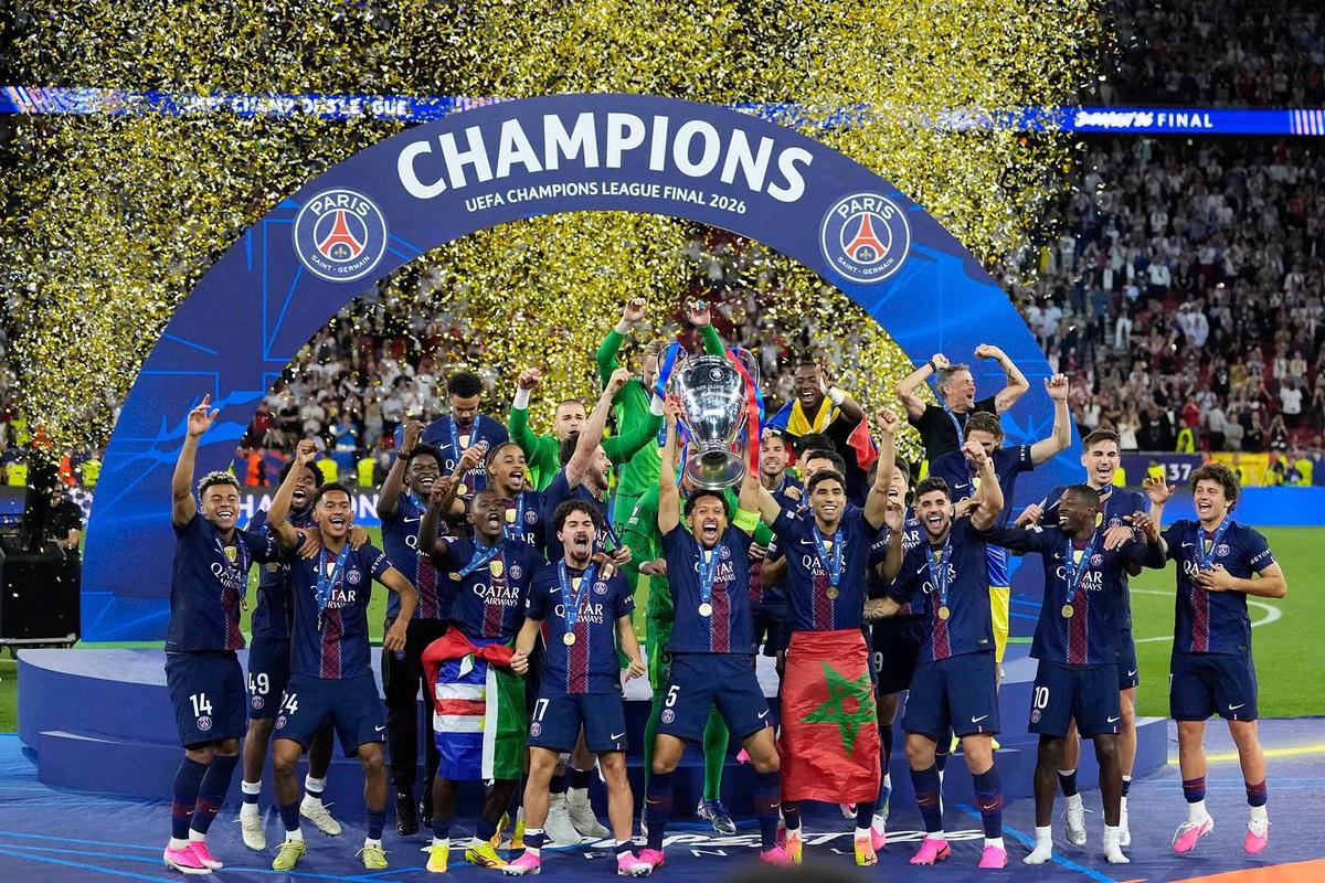 FOTO: PSG Pertahankan Takhta Eropa di Budapest