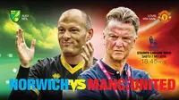 Norwich City vs Manchester United (Liputan6.com/Trie yas)