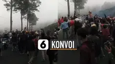 Baru-baru ini video rombongan pengendara tutupi jalanan viral di media sosial. Belum diketahui maksud dan tujuan rombongan itu melakukan kegiatan itu.