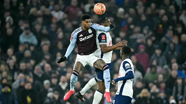 Foto: Melihat Marcus Rashford Berseragam Aston Villa, Debut Manis MU Siap-siap Menangis