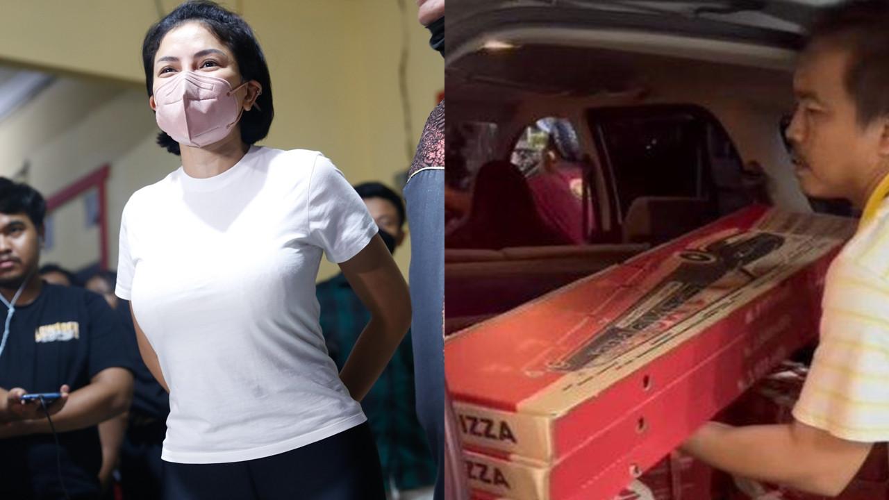 Nikita Mirzani Traktir Pizza 700 Orang di Penjara