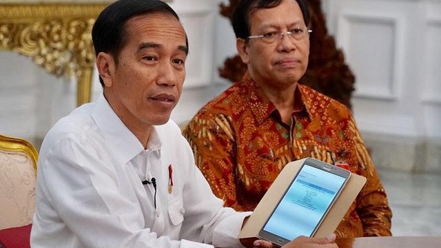 Presiden Jokowi lapor SPT Pajak Menggunakan e-Filing (Dok Foto: Biro Pers Istana)