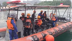 Basarnas Lampung Perkuat Pencarian Jurnalis di Selat Sunda