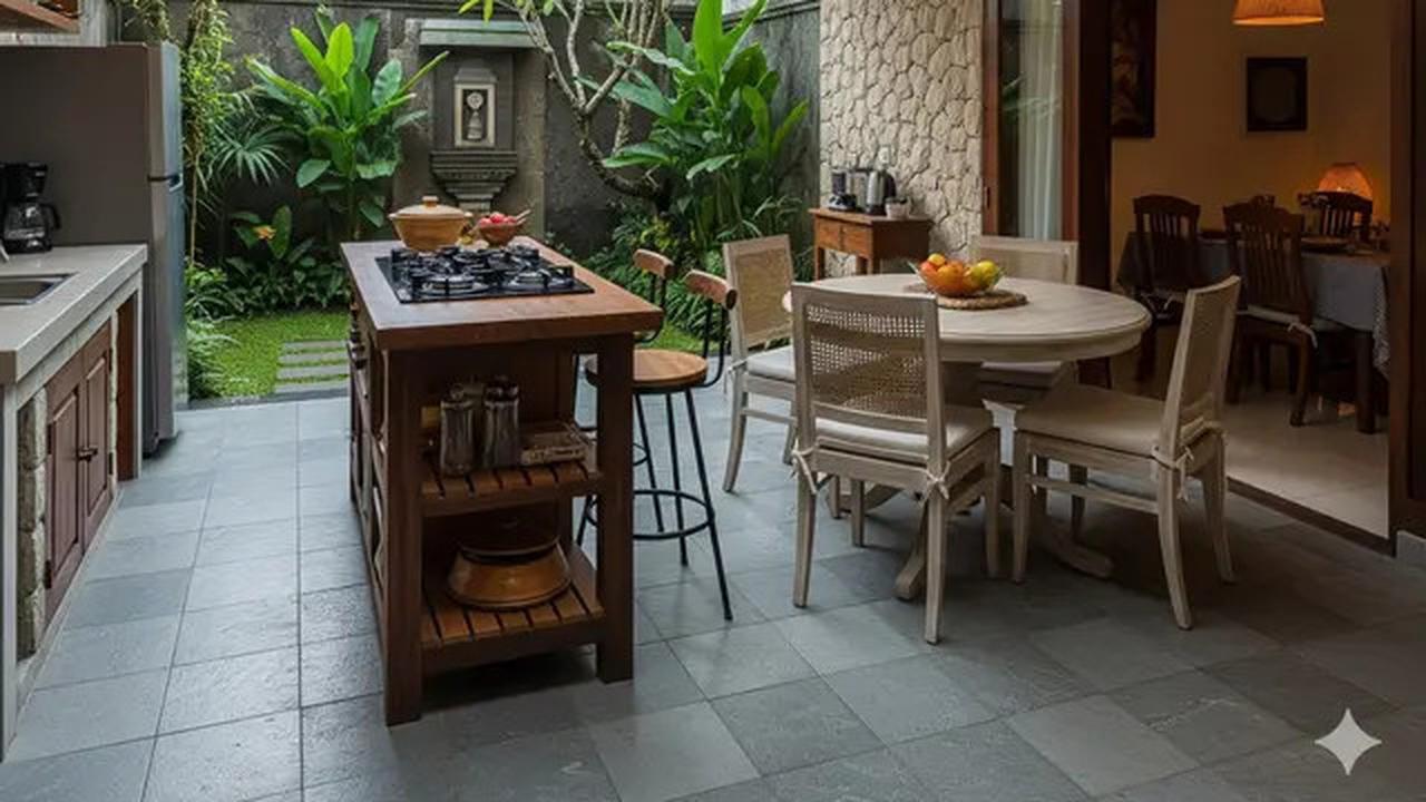10 Inspirasi Dapur Outdoor Sederhana di Pekarangan Rumah Kecil Tren 2025, Hemat Budget