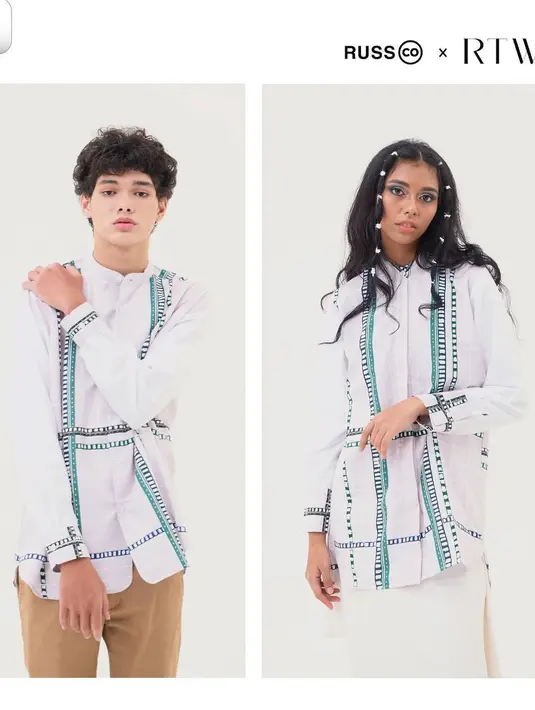 <p>Masih mencari baju Lebaran couple? Cek koleksi RTW x Russ&amp;Co. dengan model glamor kasual untuk kamu dan pasangan. Foto: Instagram @rtw.studio</p>