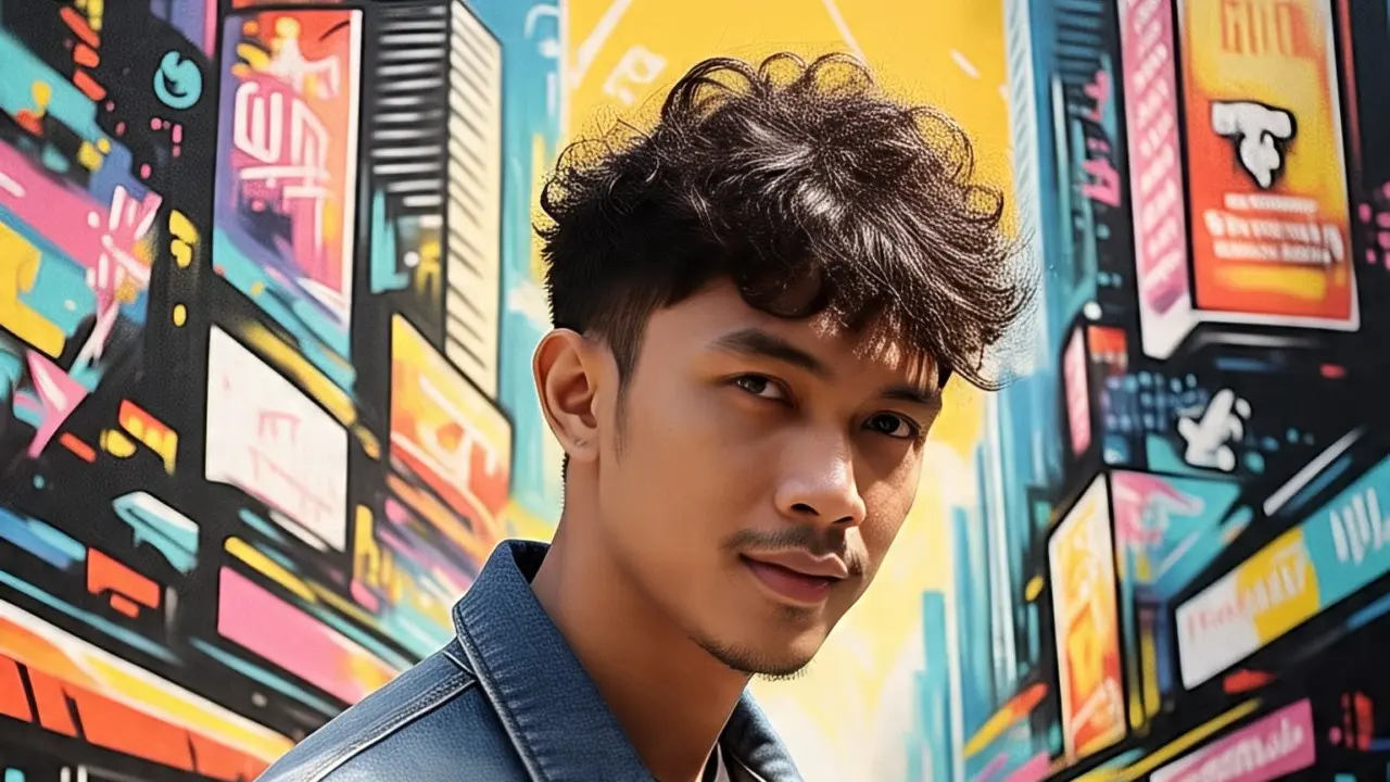 Rambut Ikal Pria
